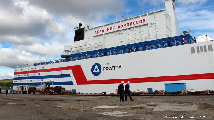 Russlands erstes schwimmendes Atomkraftwerk, die „Akademik Lomonossow“