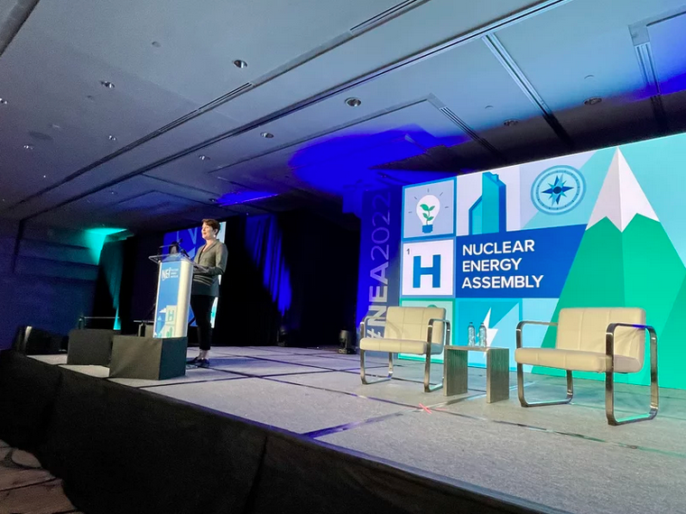 “President Biden is serious about doing everything possible to get the U.S. to be powered by clean energy ... And nuclear energy is really essential to this,” Assistant Secretary for Nuclear Energy Kathryn Huff said.