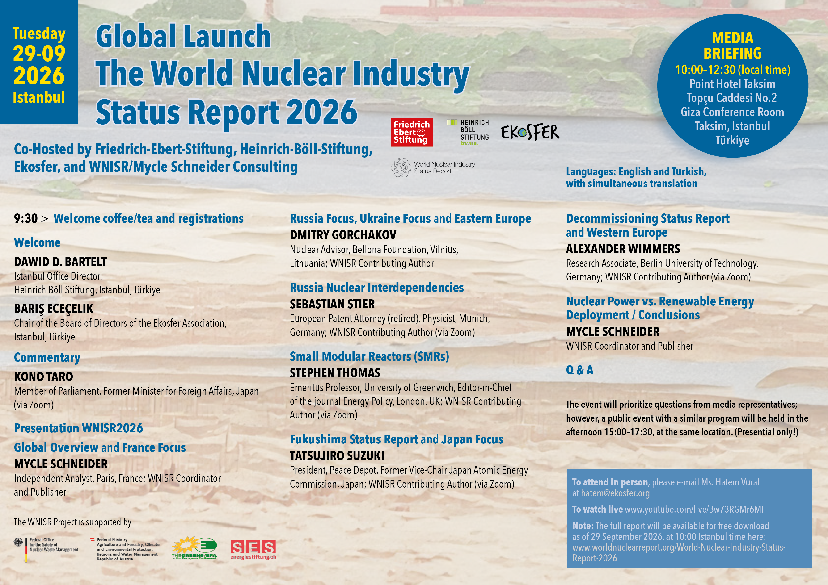 Global Launch WNISR2026 - Media Briefing